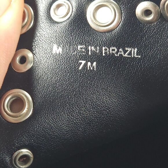 Rebecca Minkoff Women's Annette US 7M Pink Suede Studded Cut Out Bootie Boots - Picture 12 of 12